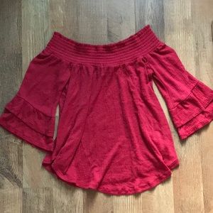 living doll off the shoulder top